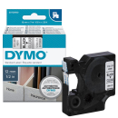 DYMO Beschriftungsband D1 schwarz auf transparent 12 mm - 45010