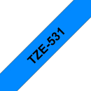 P-Touch Schriftbandkassette TZE-531 (schwarz auf blau, laminiert) 12mm