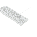 Logitech Keyboard K120 Tastatur weiß kabelgebunden mit USB
