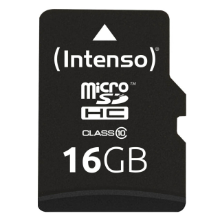 Intenso Speicherkarte 16 GB micro SD HC Card Class 10