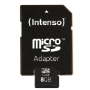 Intenso Speicherkarte 8 GB micro SD HC Card Class 10
