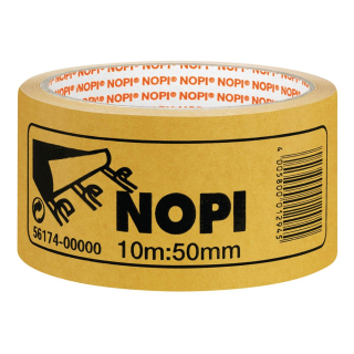 NOPI Fix doppelseitiges Klebeband braun 50,0 mm x 10,0 m Rolle