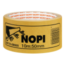 NOPI Fix doppelseitiges Klebeband braun 50,0 mm x 10,0 m...