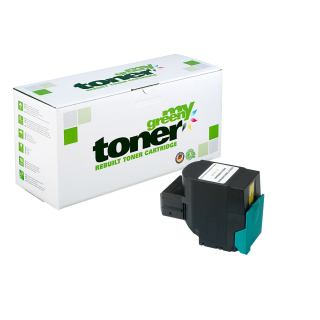 Alternative Tonerkartusche für Lexmark C540H1YG Gelb - ca. 2000 Seiten