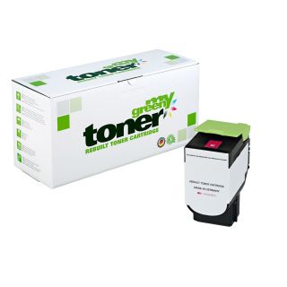 my green Toner zu Lexmark 80C2SM0 / 802SM Magenta - ca. 2000 Seiten