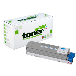 Alternative Tonerkartusche für Oki 43324423 Cyan - ca. 8000 Seiten