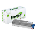 Alternative Tonerkartusche für Oki 44318607 Cyan -...