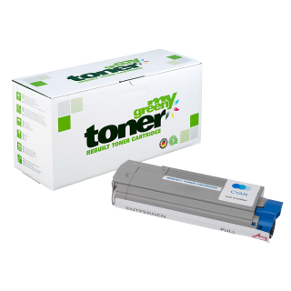 Alternative Tonerkartusche für Oki 44315307 Cyan - ca. 6000 Seiten