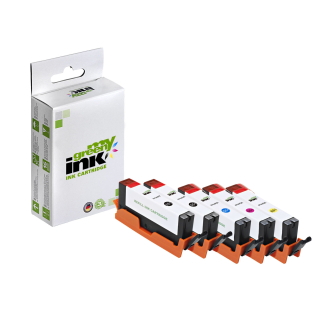 Alternative Tintenpatronen für Canon CLI-551MPXL Set (2*BK+C+M+Y) - ca. 1x535, 1x950, 3x740 Seiten