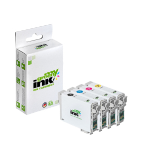 Alternative Tintenpatronen für Epson T0715 / C13T07154010 Set (BK+C+M+Y)