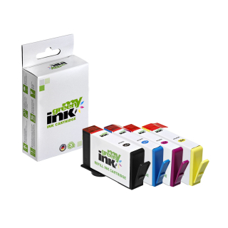 Alternative Tintenpatronen für HP 364XL / J3M83AEE Set (BK+C+M+Y) - ca. 1x550, 3x750 Seiten