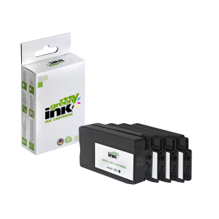 Alternative Tintenpatronen für HP C2P43AE Set (BK+C+M+Y) - ca. 1x2.300, 3x1.500 Seiten