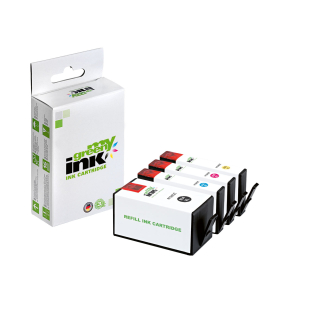 Alternative Tintenpatronen für HP 935XL Set (BK+C+M+Y) - ca. 1x1.000, 3x825 Seiten