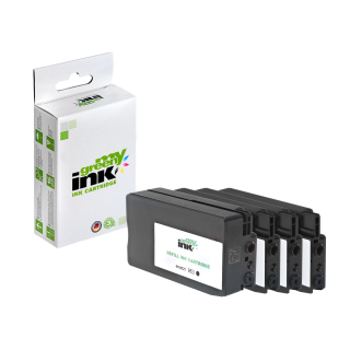 Alternative Tintenpatronen für HP 953XL / 3HZ52AE Set (BK+C+M+Y) - ca. 1x2.000, 3x1.600 Seiten