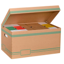 10 Archivcontainer Nature Box braun