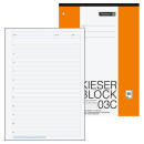 Kieser-Block A4 Lineatur 3 mit 50 Blatt liniert