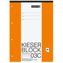 Kieser-Block A4 Lineatur 3 mit 50 Blatt liniert