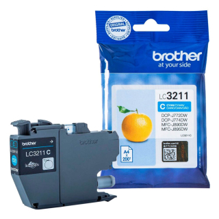 Original Druckerpatrone brother LC-3211C cyan