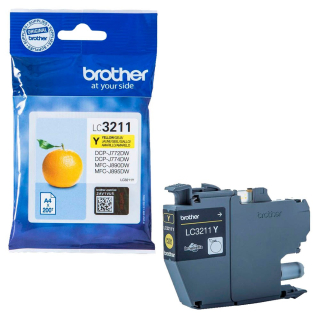 Original Druckerpatrone brother LC-3211Y gelb