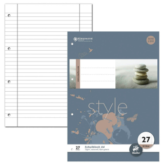 Staufen® Briefblock Style gelocht DIN A4 liniert