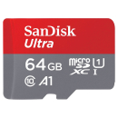 SanDisk Speicherkarte 64 GB Ultra microSD XC Card Class 10