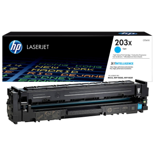 Original Toner HP CF541X (203X) cyan ca. 2500 Seiten