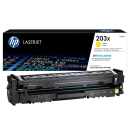 Original Toner HP CF542X (203X) gelb ca. 2500 Seiten