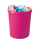 HAN Grip Papierkorb 18,0 l pink Kunststoff