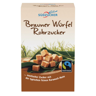 SÜDZUCKER brauner Würfel Rohrzucker 500,0 g