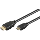 goobay HDMI A/Mini HDMI Kabel 3,0 m schwarz