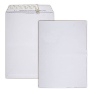 10 BONG Versandtaschen TopSTAR DIN C4 ohne Fenster weiß haftklebend