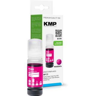 KMP H199 magenta Tintenflasche ersetzen HP 31 (1VU27AE)