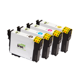 Alternative Tintenpatronen für Epson 604XL / C13T10H64010 Set (BK+C+M+Y) - ca. 1x500, 3x350 Seiten