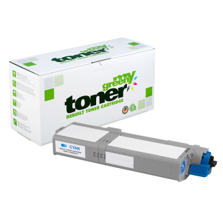 Alternative Tonerkartusche für Oki 46490623 Cyan - ca. 6000 Seiten