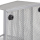 relaxdays Schreibtisch-Organizer silber Metall 5 Fächer 25,5 x 18,0 x 10,5 cm