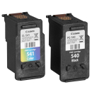 Canon PG-540 + CL-541 schwarz, color Druckköpfe + Fotopapier, 2er-Set