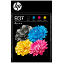 HP 937 (6C400NE) schwarz, cyan, magenta, gelb Druckerpatronen, 4er-Set