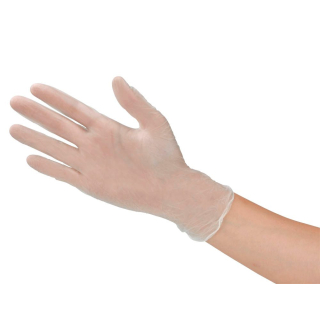 HYGOSTAR vinyl Einmalhandschuhe IDEAL transparent Größe XL, 100 St.