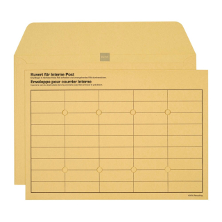 ELCO Hauspostversandtaschen DIN C4 ohne Fenster braun 250 St.