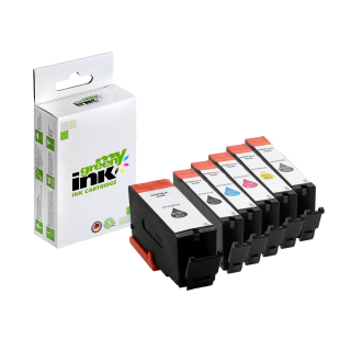 Alternative Tintenpatronen für Canon PGI-530/CLI-531 / 6117C004 Set (2*BK+C+M+Y+GY)
