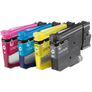 brother LC-527XLVAL schwarz cyan magenta gelb Original Druckerpatronen, 4er-Set