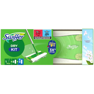 Swiffer DRY KIT Staubwischer Mikrofaser, 1 Set