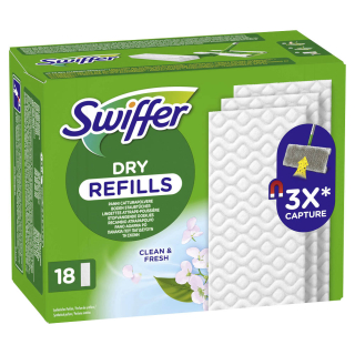 Swiffer DRY REFILLS Bodentücher, 18 St.