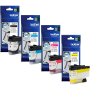 brother LC-3237 Set Druckerpatronen schwarz cyan magenta...