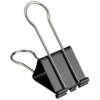 Gowi Foldbackklammer schwarz 6,0 cm, 1 Stück