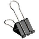Gowi Foldbackklammer schwarz 6,0 cm, 1 Stück