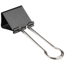 Gowi Foldbackklammer schwarz 6,0 cm, 1 Stück
