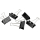 Gowi Foldbackklammern schwarz 4,1 cm, 12 Stück