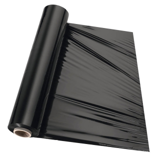 SUPRA Stretchfolie 23,0 µm 260,0 m x 50,0 cm, schwarz, 1 Rolle