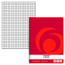 herlitz Collegeblock kariert DIN A5 ohne Rand 80 Blatt